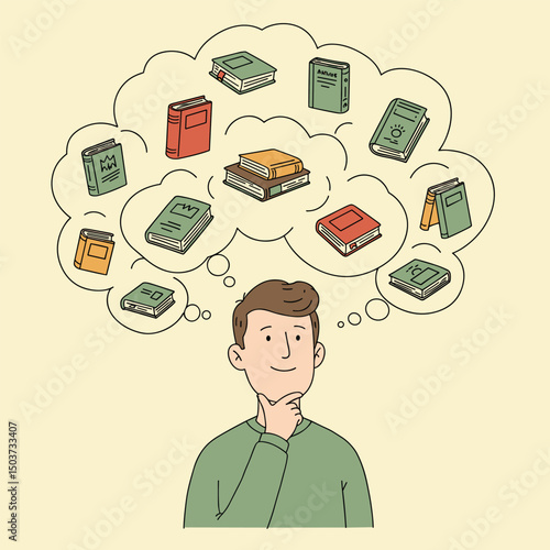 Child entering fantasy through reading