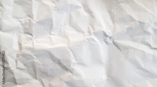 white background and wallpaper by crumpled paper texture, open space and the texture of crumbled paper.  and textured background