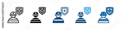 Rescue icon sheet multiple style collection