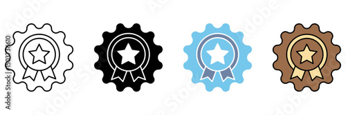 AWARD concept line icon. Simple element illustration.