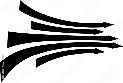 Abstract line stripes with 3D dimensional effect pattern artwork decorative design background.