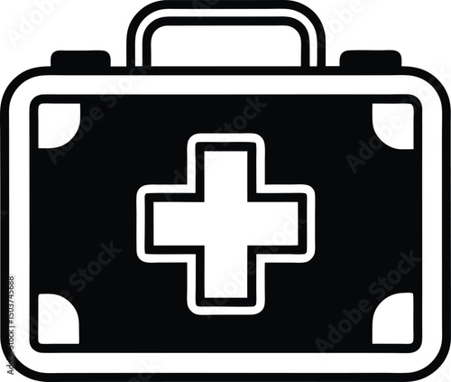 First Aid Kit Icon Outline Vector Illustration