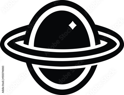 Gravity Icon Outline Vector Illustration