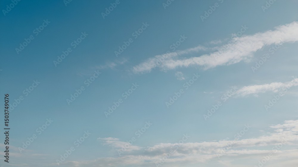 Sky blue to white airy gradient Sky blue to white airy gradient