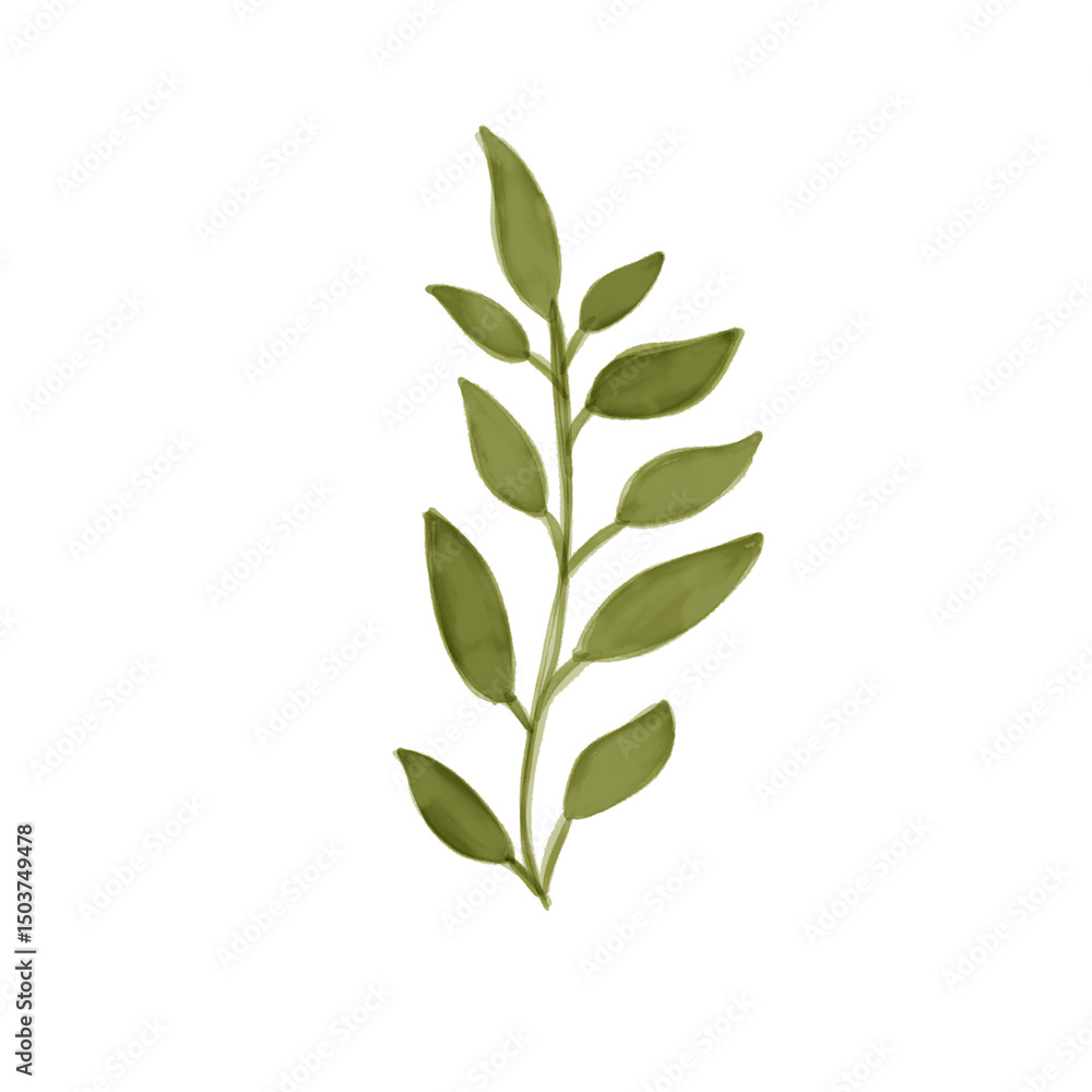 Fototapeta premium laurel wreath isolated on white