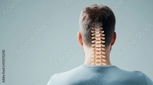High-resolution chiropractor advertisement featuring modern clinic, spine care, and pain relief services. Clean, professional design for healthcare marketing use.