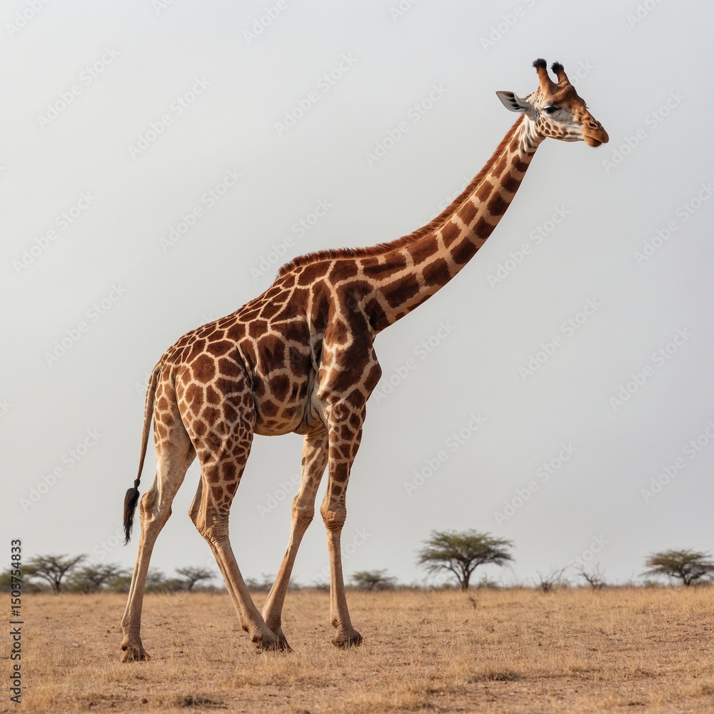 Obraz premium giraffe in the savannah
