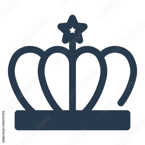 Prom Queen Crown with Star Accent