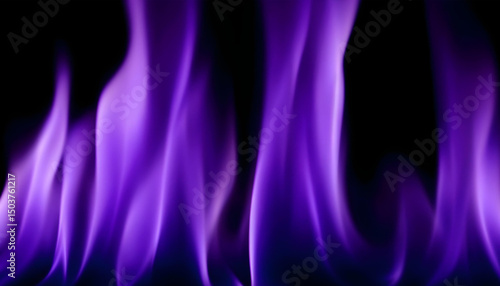 abstract overlay purple fire on black background