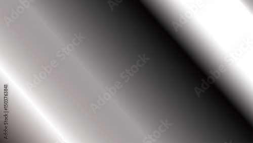 Abstract black transparent background with brushed steel texture and shiny metallic lines