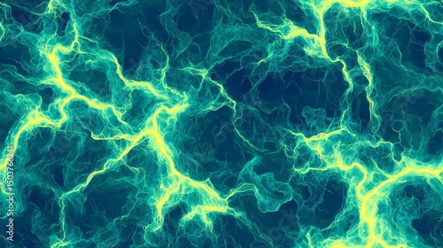 Wallpaper Mural Seamless texture with neon glitch effects and acid color scheme, perfect for chaotic compositions and energetic digital layouts. Torontodigital.ca