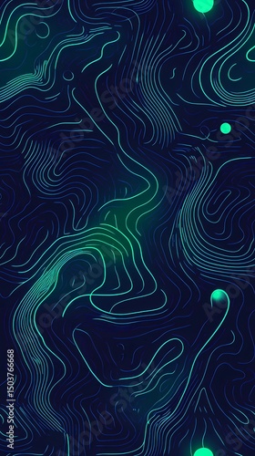 Wallpaper Mural Seamless texture with neon glitch effects and acid color scheme, perfect for chaotic compositions and energetic digital layouts. Torontodigital.ca