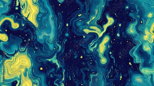 Wallpaper Mural Seamless texture with neon glitch effects and acid color scheme, perfect for chaotic compositions and energetic digital layouts. Torontodigital.ca