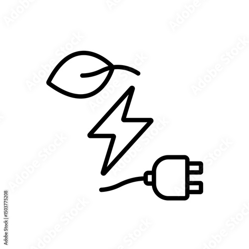 clean energy transition icon collection .design style with background