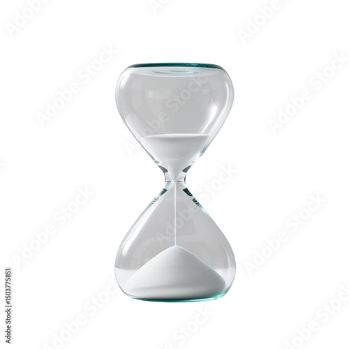 hourglass isolated on white