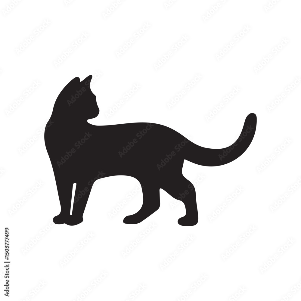 black cat silhouette black cat silhouette