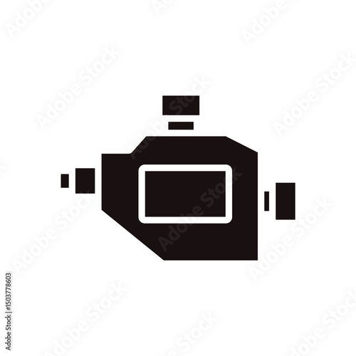 hydrogen engine icon collection .design style with background