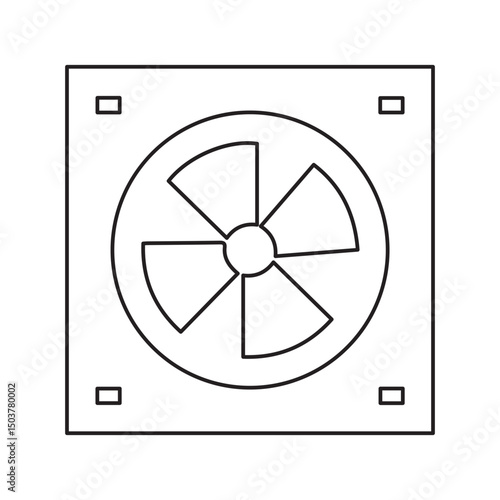 blower line icon
