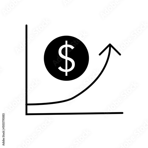 Start-Up Glyph Icon Growth