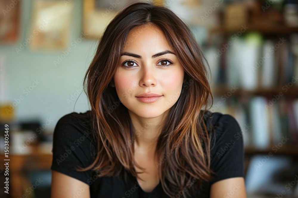 custom made wallpaper toronto digitalStriking woman gazes directly at viewer