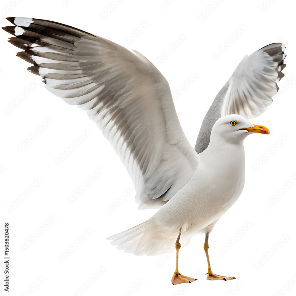 Obraz premium Seagull. PNG.