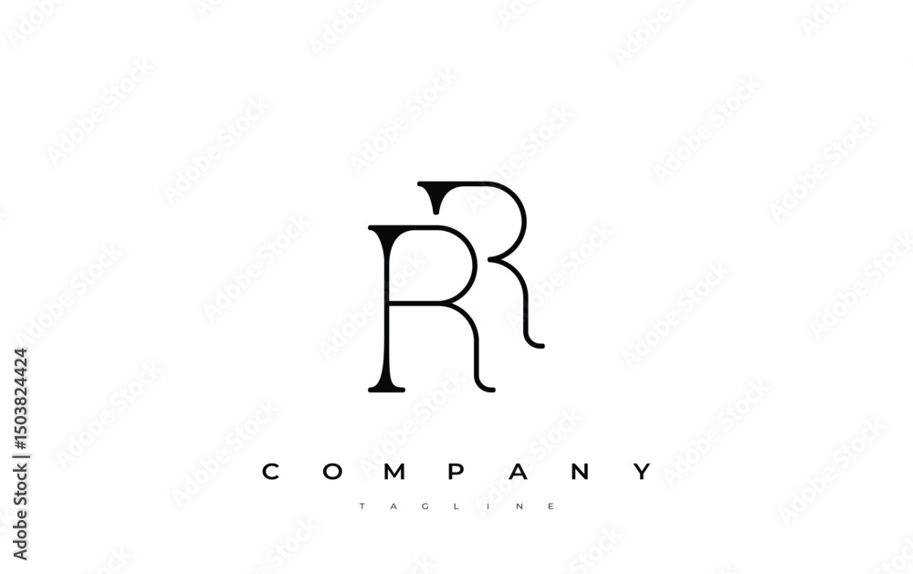 RR Typography Logo Design. Stylish monogram design depiction featuring the letters R and R combined in an artistic signature style, delivering a unique and creative visual representation. RR Typography Logo Design. Stylish monogram design depiction featuring the letters R and R combined in an artistic signature style, delivering a unique and creative visual representation.
