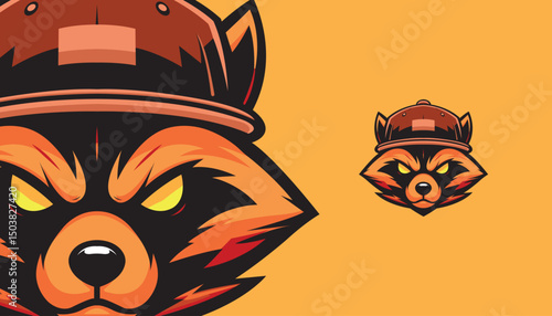 Clever Fox Mascot Logo – Sleek Vector Design
