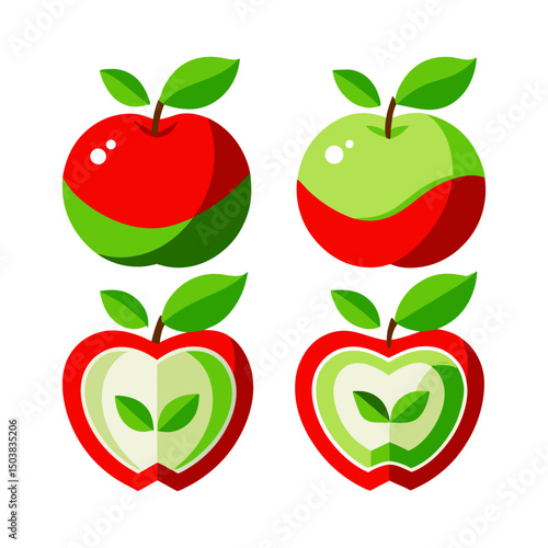 Stylized Apple Logos