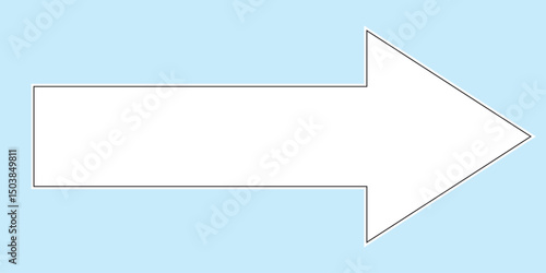  Long arrow icon. Long arrow vector icon. Straight long arrow vector icon. white arrow pointing right on  background. Eps 10