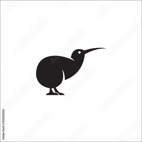 kiwi bird logo vector icon design illustration
