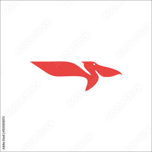 Free Download Pelican bird Logo abstract design vector template. - GFXLoad