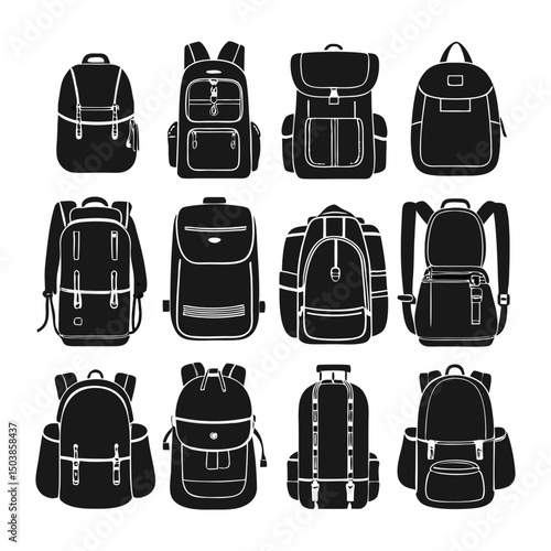Backpacks and Bags Icons
