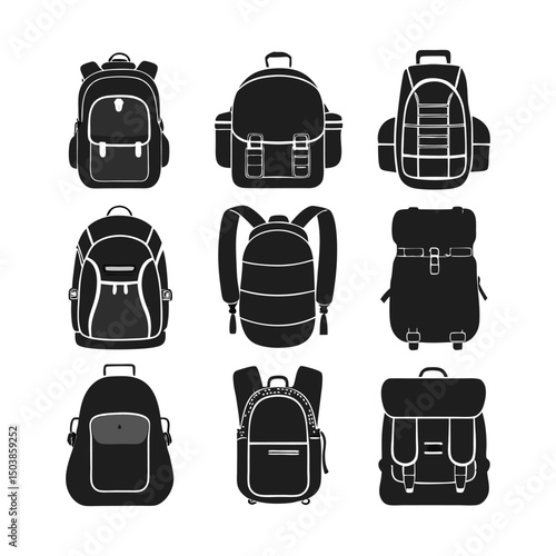 Backpacks and Bags Icons