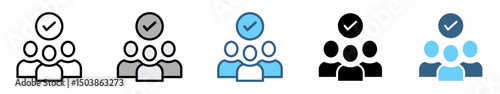 JOB FAIR icon with multiple style of the information, advice, skills, occupational, applicants, recruit, and hiring
 