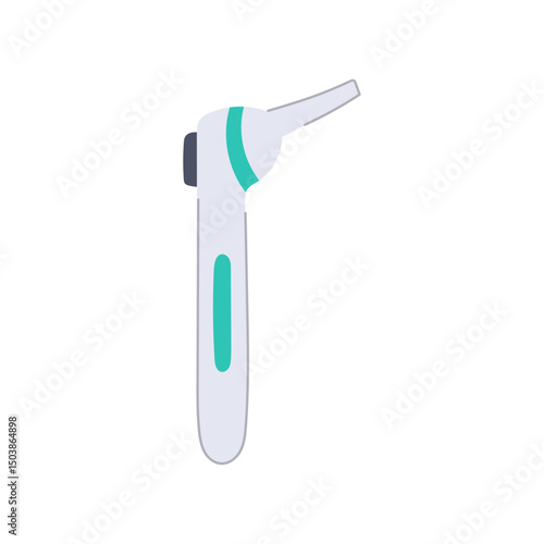 membrane otoscope cartoon vector illustration