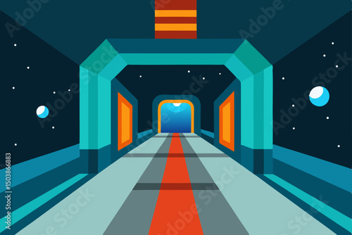 underground parking garage