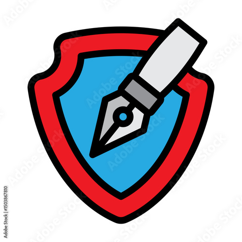 Insurance Claim Vector Filled Icon Design