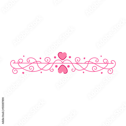 distress wedding border ornament cartoon vector illustration