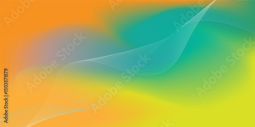 Abstract geometric background gradient soft light blue bokeh for Graphic Business background hitech technology digital