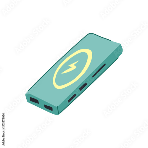 compatibility wireless laptop charger cartoon vector illustration