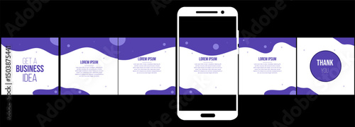 LinkedIn carousel post editable business social media Instagram carousel post template.Editable Instagram Carousel Post Layout Set, Social Media Marketing microblog template design, tips & tricks link