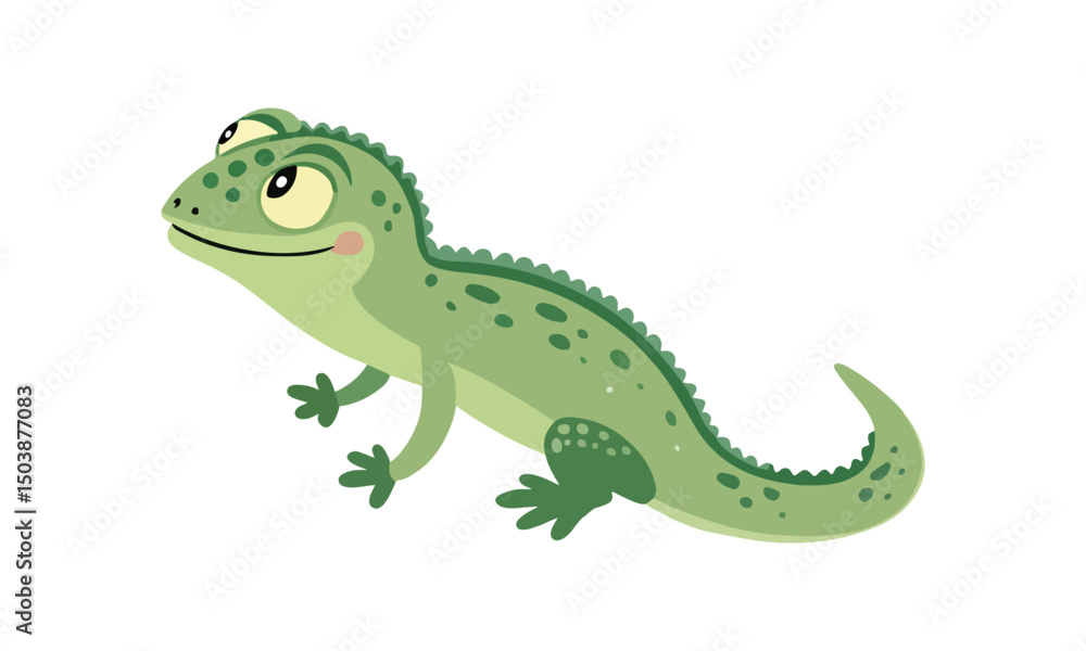 Modern Lizard Digital Illustration Design Modern Lizard Digital Illustration Design
