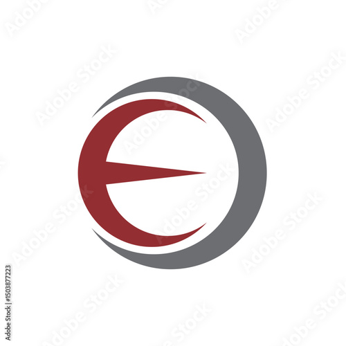 Free Download initial EC circle logo vector template - GFXLoad