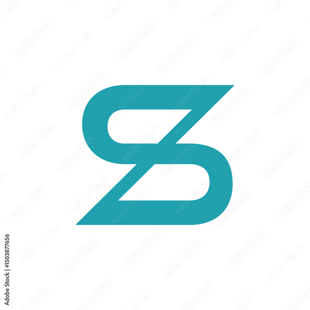 initial S abstract logo vector initial S abstract logo vector