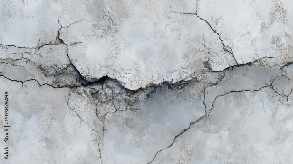 Naklejka premium Concrete Wall Texture with Micro Cracks and Lines