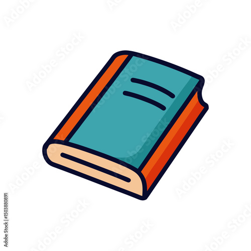 Cartoon Textbook Doodle Illustration