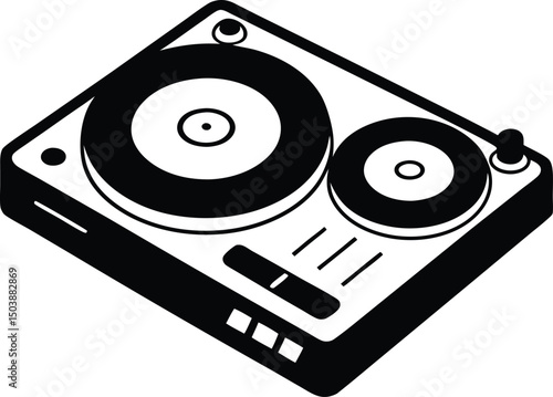 vector illustration of a cd
