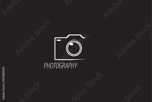 Unique Photography Camera Logo Design – EPS Vector for Photo Studios & Creatives

