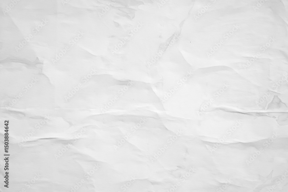 white crumpled and creased glued wrinkled paper poster texture background white crumpled and creased glued wrinkled paper poster texture background