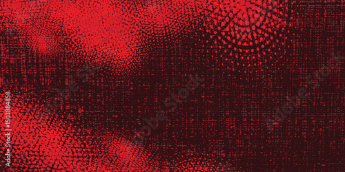 red halftone texture useful as a background